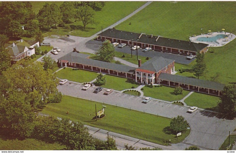 PROSPECT, Kentucky; Aerial View, Quality Motel, Melrose, Swimming Pool, Class...