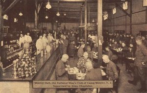 CAMP MERRITT, NJ Merritt Hall Enlisted Men's Club WWI ca 1910s Vintage Postcard