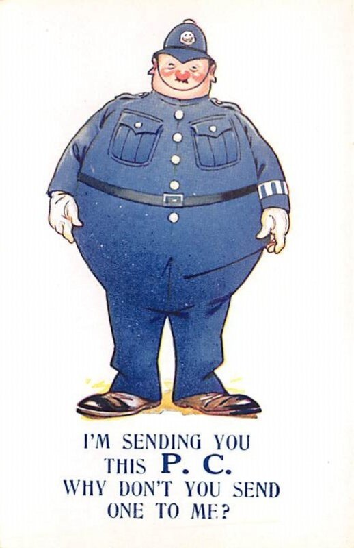 fat policeman cartoon
