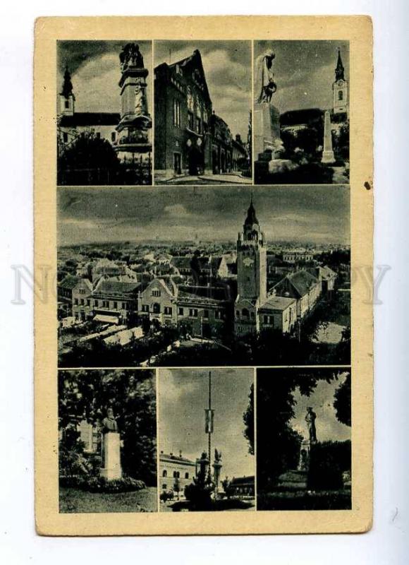 191072 WWII HUNGARY KISKUNHALASI Vintage collage postcard