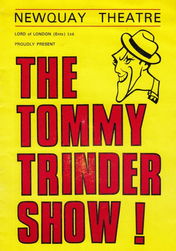 The Tommy Trinder Show Newquay Theatre Programme