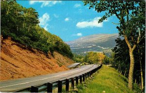 Postcard ROAD SCENE Cape Breton Nova Scotia NS AK2463