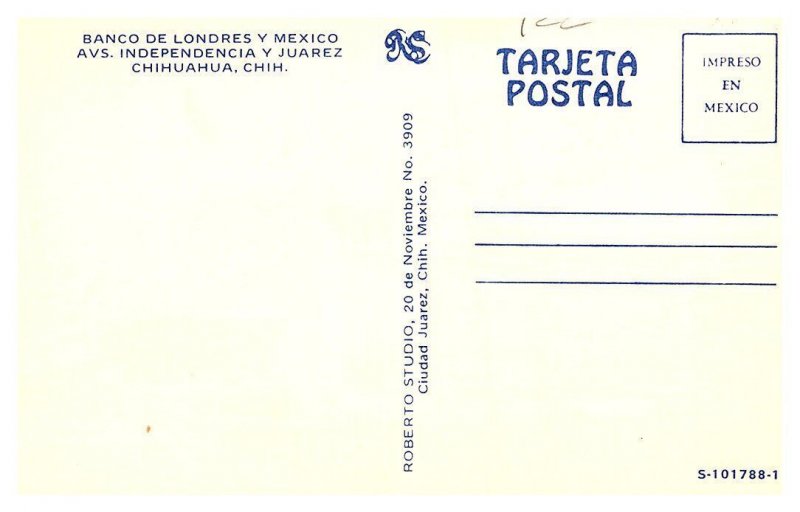 Mexico  Chihuahua Banco de Londres