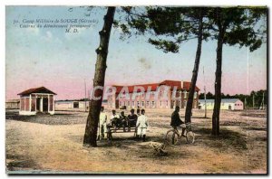 Military Camp Souge Postcard Old Barracks permanent detachment