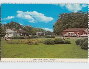 Postcard Logan Park, Plains, Georgia