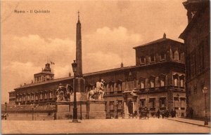 Vtg Roma Il Quirinale Palace Rome Italy 1910s Old View Postcard
