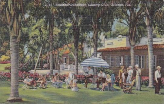 Florida Orlando Beautiful Dubsdread Country Club 1950 Curteich