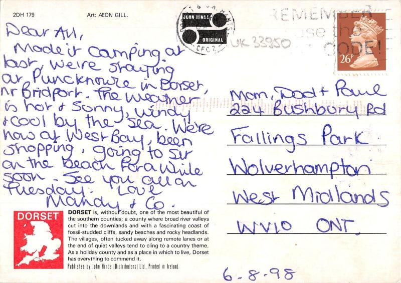 uk33950 dorset uk map carte geographique