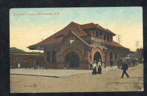 MIDDLETOWN NEW YORK ERIE RAILROAD DEPOT TRAIN STATION NY VINTAGE POSTCARD