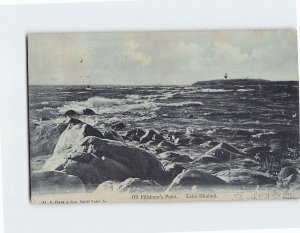 Postcard Off Pillsburys Point Lake Okoboji Arnolds Park Iowa USA