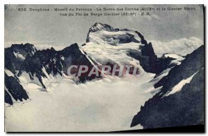 Old Postcard Dauphine Massif du Pelvoux La Barre of Eorins and Glacier Blanc ...