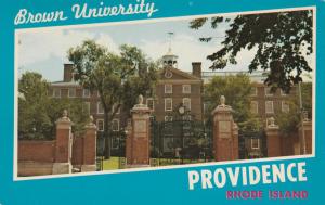 Greetings from Brown University, Providence RI, Rhode Island - pm 1966