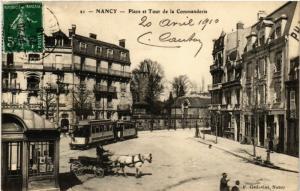 CPA NANCY - Place et Tour de la Commanderie (484020)