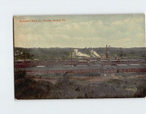 Postcard Standard Steel Co. Works Butler Pennsylvania USA