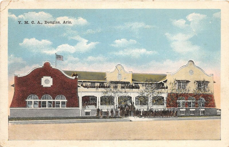 H5/ Douglas Arizona Postcard c1915 YMCA Building