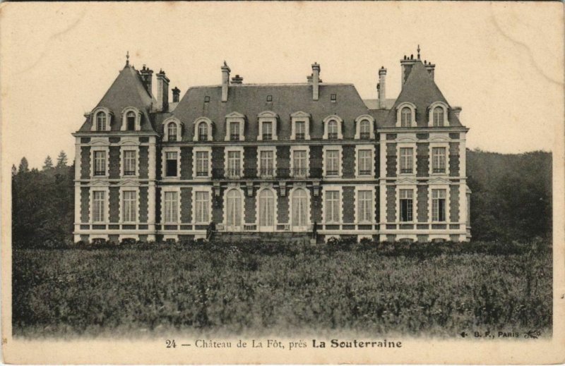 CPA Chateau de La Fot - pres La Souterraine (1143560)