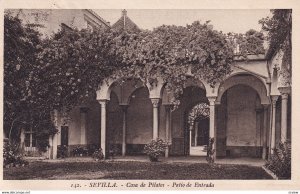 SEVILLA, Andalucia, Spain, PU-1928; Casa De Pilatos, Patio De Entrada