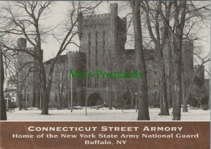 America Postcard - Connecticut Street Armory, Buffalo, New York RR14340