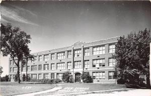 D4/ Wells Minnesota Mn Real Photo RPPC Postcard 1961 High School