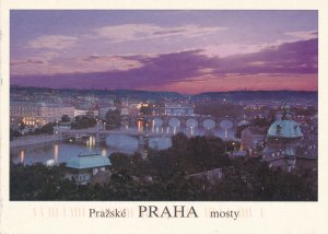 Evening Sky over Prague, Czech Repulbic - pm 2002