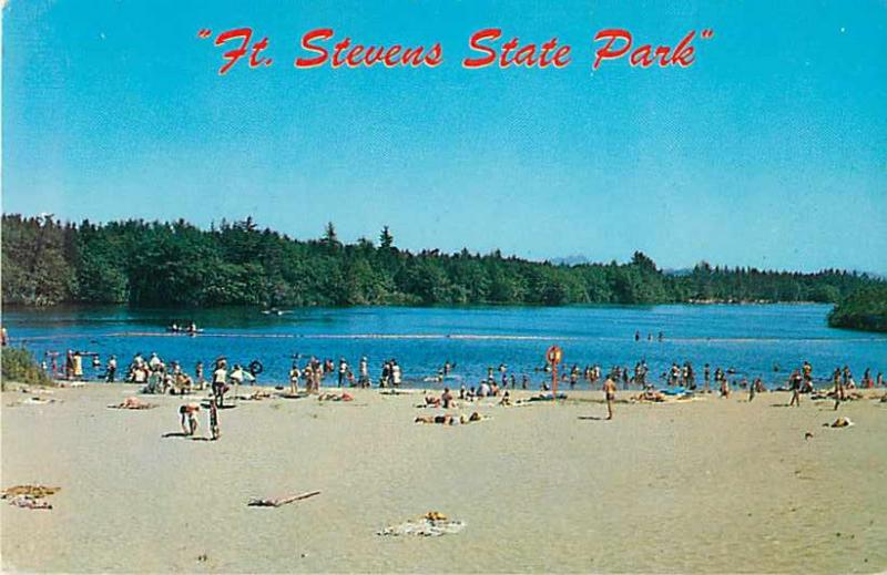 Ft. Stevens State Park, Coffinberry Lake near Warrenton, Oregon, OR, Chrome