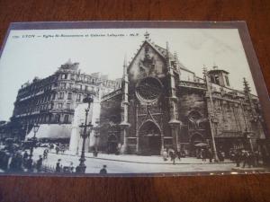 Lyon - Eglis St. Bonaventure / Unused Postcard