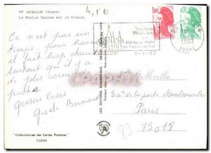 Modern Postcard Avallon Cauoux The Mill On The Cousin