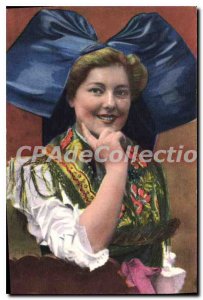 Postcard Old Alsatian