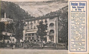 ac3635 - AUSTRIA - Postcards VINTAGE POSTCARD - Vienna, Pension Silvana 1921-