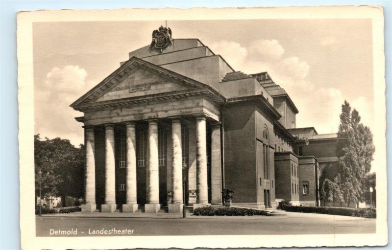 *Germany Detmold Landestheater Vintage Postcard C57