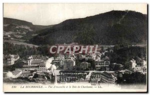 Old Postcard LA BOURBOULE - Overview and wood Charlanne - LL