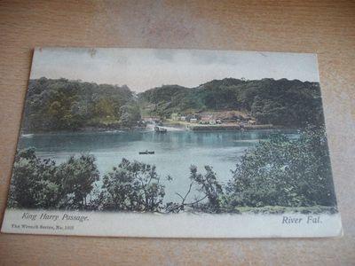 KING HARRY PASSAGE,RIVER FAL,CORNWALL POSTCARD