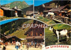 Modern Postcard The Lyndarets on the road to Col de la Joux Verte Chevre