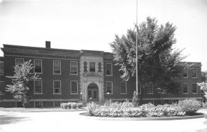 Shenandoah Iowa~Hand General Hospital~Circular Driveway~1940s RPPC