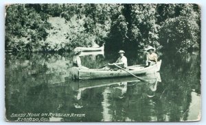 RIO NIDO, CA California ~ Shady Nook RUSSIAN RIVER 1923 Sonoma County Postcard