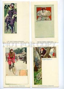 189347 CIRCUS ALLHEIL Set 10 cards ART NOUVEAU PHILIPP KRAMER