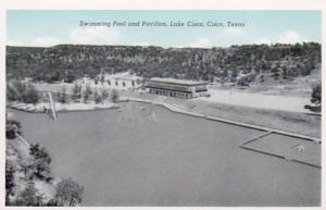 Texas Cisco Swimming Pool and Pavilion On Lake Cisco Curteich