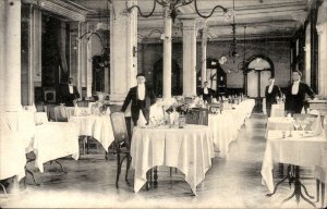 Salsomaggiore Parma Italy Hotel Milano Dining Room c1900-20s Vintage Postcard