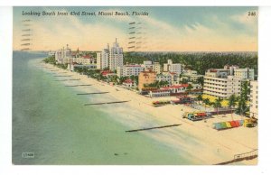 FL - Miami Beach. Looking South from 43rd Street