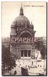 Old Postcard Paris Eglise Saint Augustiu n =