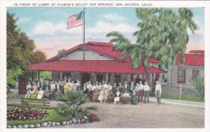 California San Jacinto In Front Of Lobby At Gilman's Hot Springs