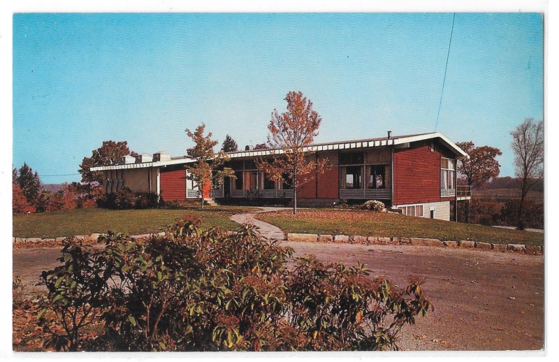 Hilltop Lodge Conference Center YMCA Camp Brandywine Valley PA Vintage Postcard