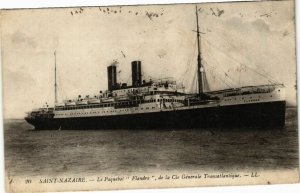 CPA St-NAZAIRE - Le Paquebot Flandre de la Cie générale (251056)