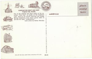 Combination Shaft and Dump Comstock Lode Virginia City Nevada