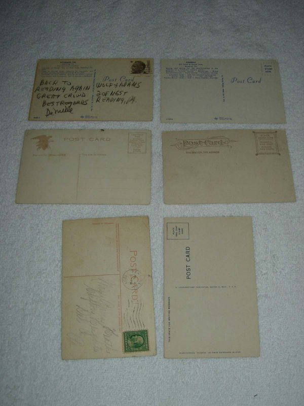 Reading PA - Lot Of 6 Great Vintage Postcards - x0597