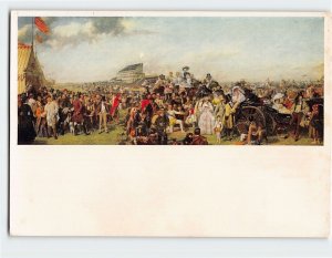 Postcard The Derby Day By William Powell Frith, Tate Gallery, London, England