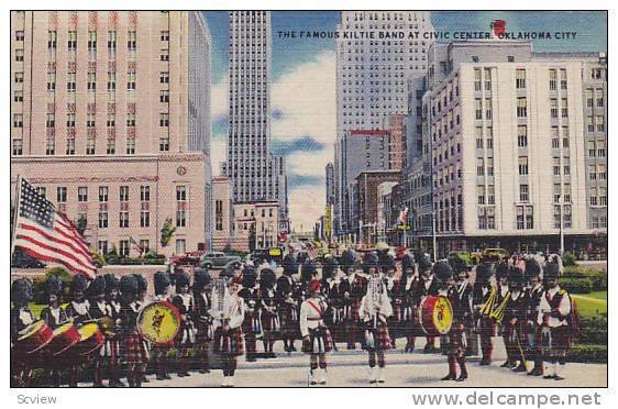 The famous Kiltie Band at civic center, Oklahoma City, Oklahoma,30-40s