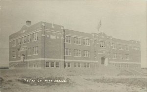 1910's RPPC Teton County High School Montana MT Note on Back: Dorm cost 20.00