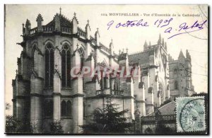 Montpellier - Viewed D & # 39ensemble of the Cathedral - Old Postcard