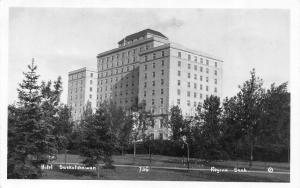 RPPC, Regina Canada      HOTEL SASKATCHEWAN      Real Photo Postcard